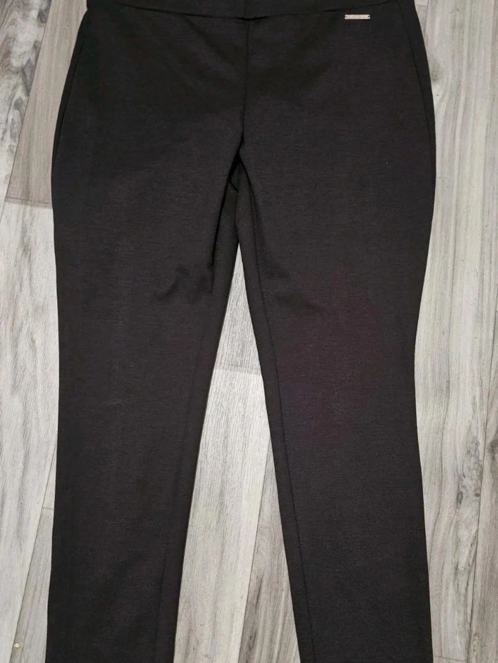 Michael Kors Black Skinny Ponte Pants L